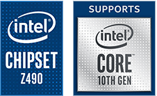intel CHIPSET Z490 & SUPPORTS intel CORE 10TH GEN