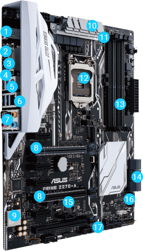 【即日発送】ASUS PRIME Z270-A と10GBメモリセット