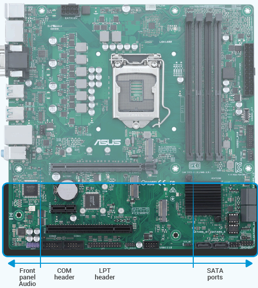 ASUS Pro A520M-C II/CSM AMD AM4 (3rd Gen Ryzen(TM)) microATX Commercial Motherboard＿並行輸入