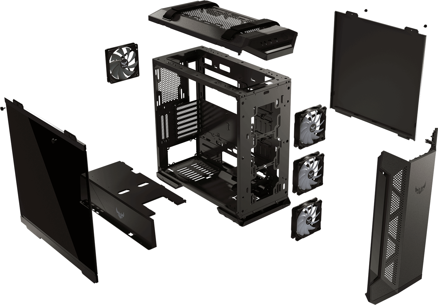 ASUS TUF Gaming GT501 Semi Torre - Caja Ordenador. PC GAMING