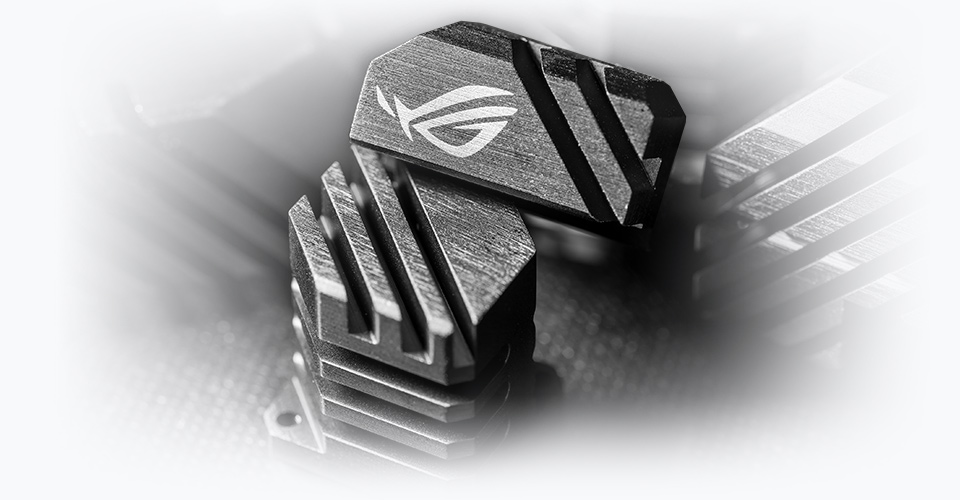 ROG Heatsinks top view