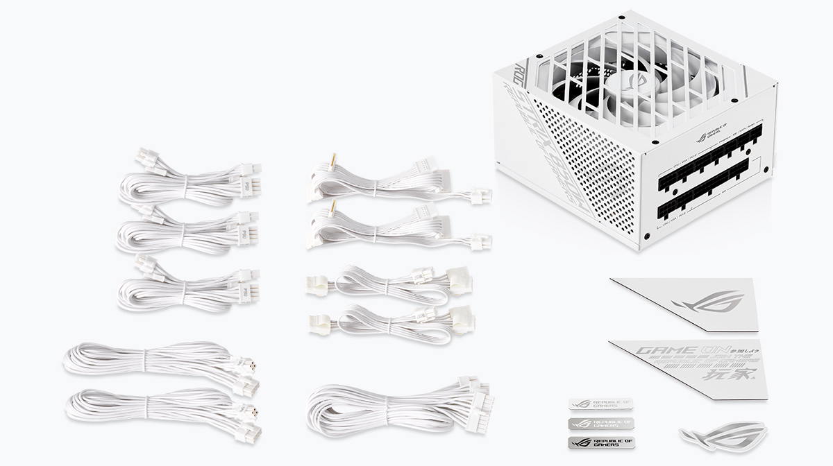 ALIM 850W ASUS - ROG STRIX 850G POWER SUPPLY WHITE EDITION - 80