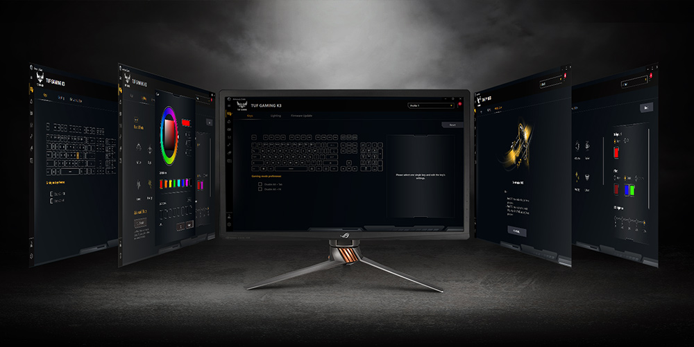 asus tuf gaming k3 software