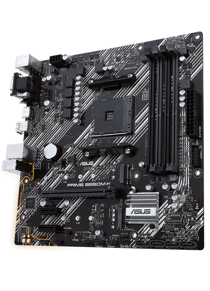 ASUS AMD B550 搭載 AM4 対応 マザーボード PRIME B550M-K 【MicroATX】-