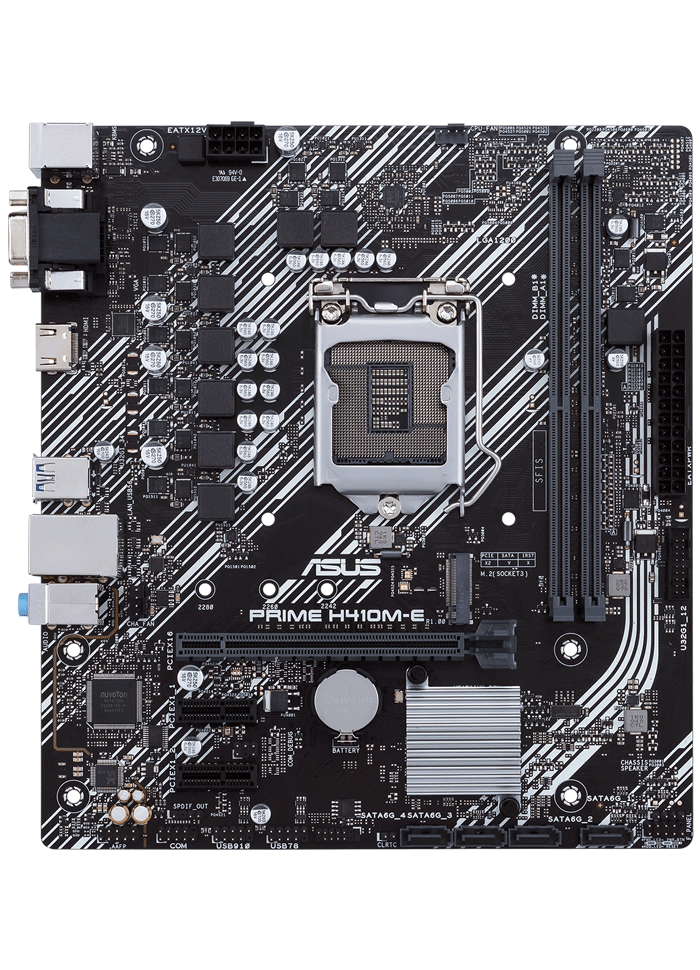 Placa-Mãe ASRock H510M-HVS R2.0 DDR4 LGA 1200 mATX - Ibyte