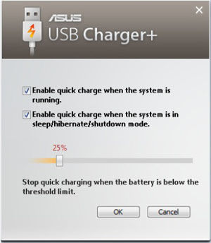 USB 3.0 and USB Charger+ offer 10X USB 2.0 transfer speeds and quick device charging