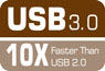 ork and enjoy faster with USB 3.0