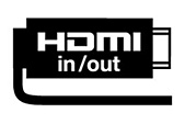 Vstupní a výstupní port HDMI