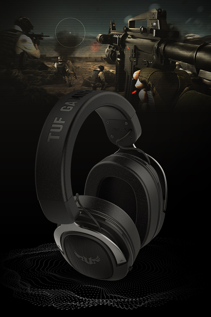 Asus TUF Gaming H3 Wireless - Auriculares Gaming Inalámbricos