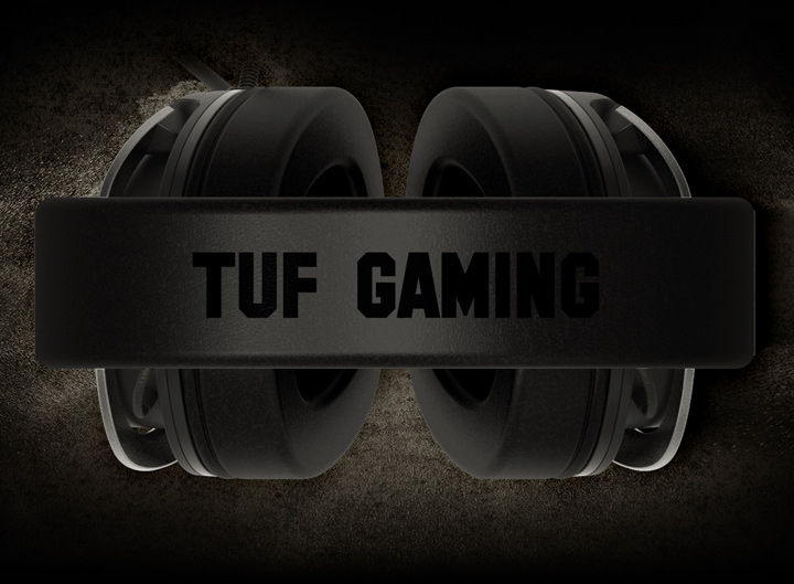 The stainless steel headband of ASUS TUF Gaming H3 offers a comfortable fit