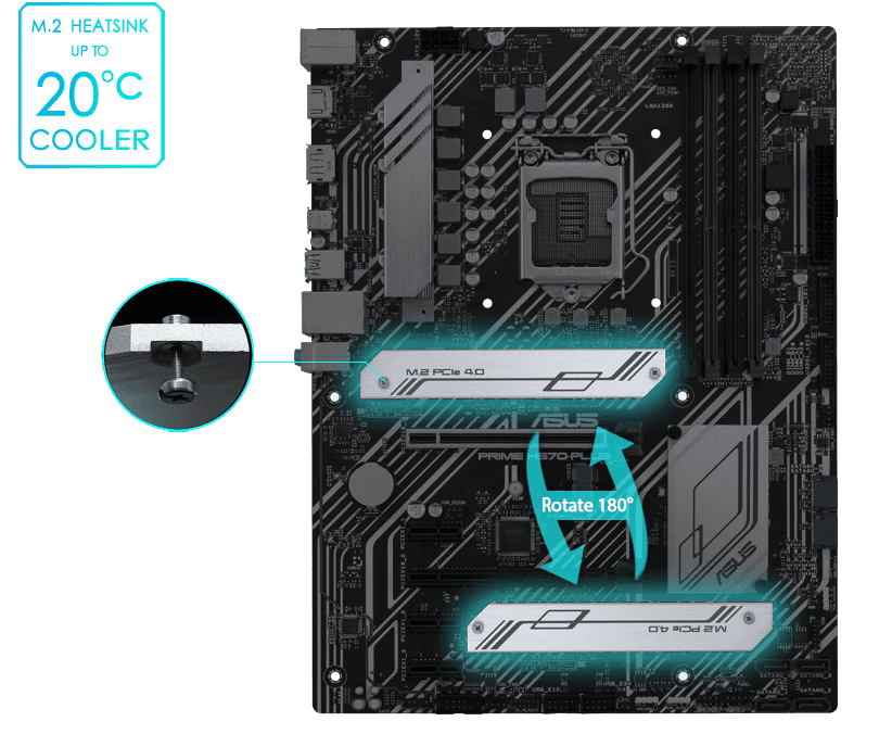 ASUS製 ATXマザーボード PRIME H570-PLUS LGA1200-