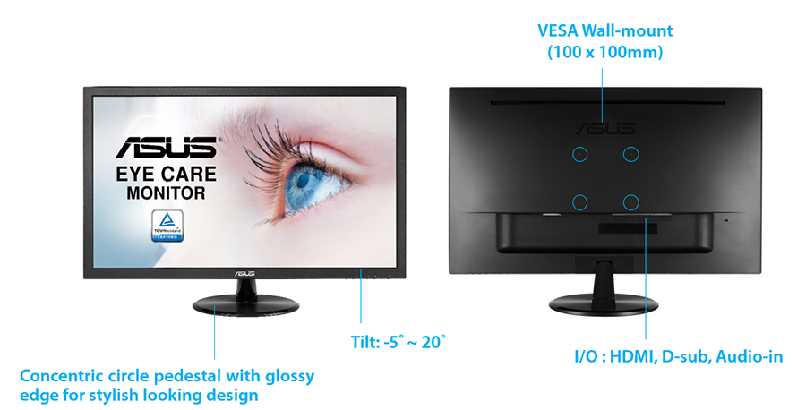 VP248H｜Monitors｜ASUS Global