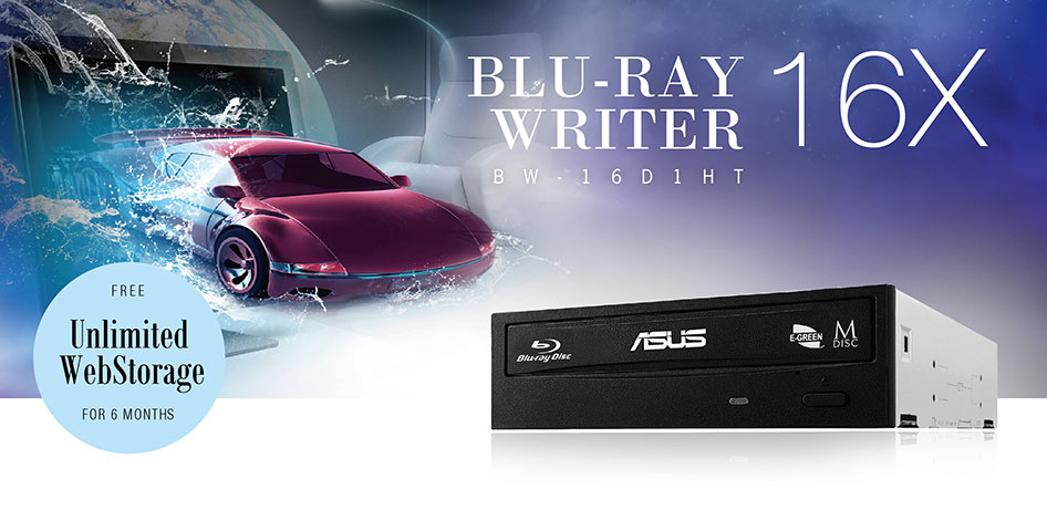 ASUS BW-16D1HT internal blu-ray writer product photo