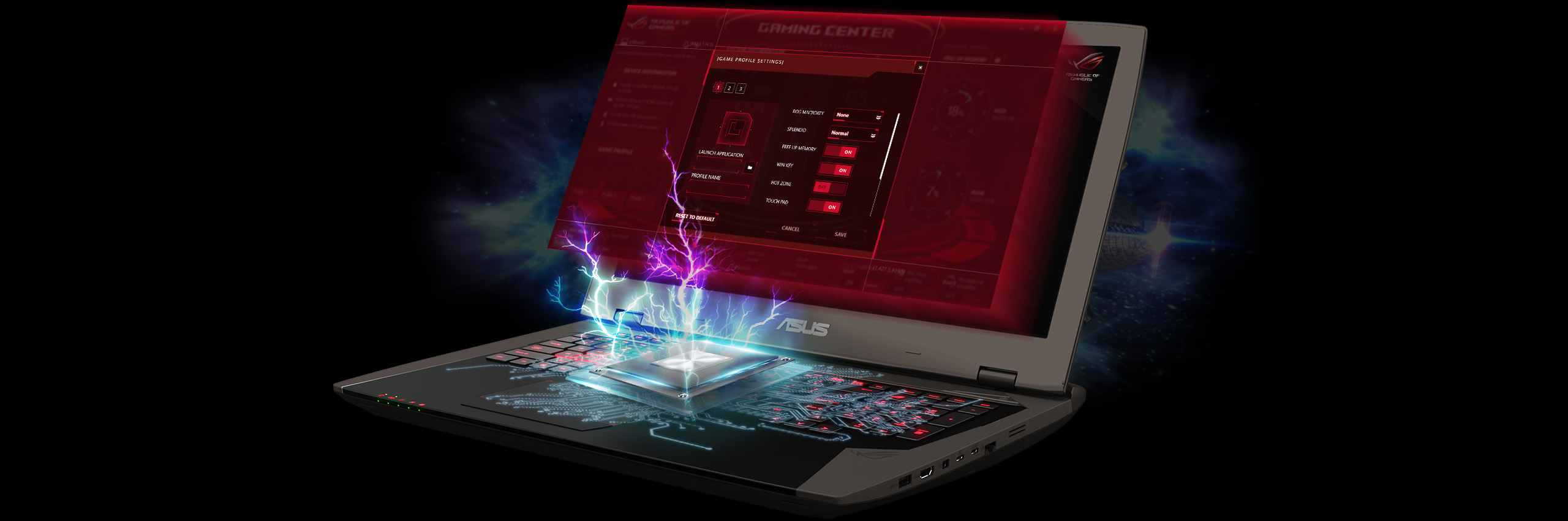 Rog center. ASUS ROG g701vi. ASUS ROG g701.